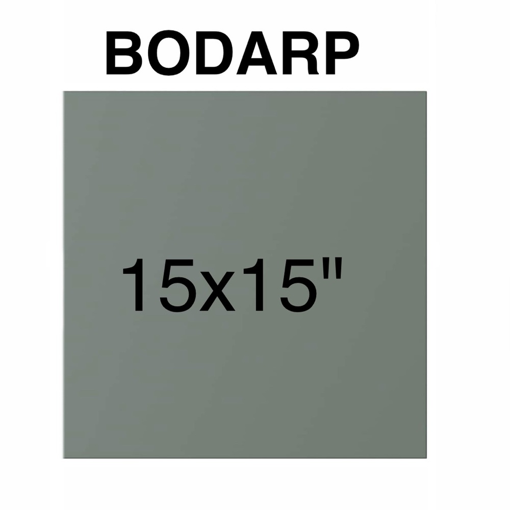 IKEA BODARP 15x15 " drawer front gray-green 204.356.24
